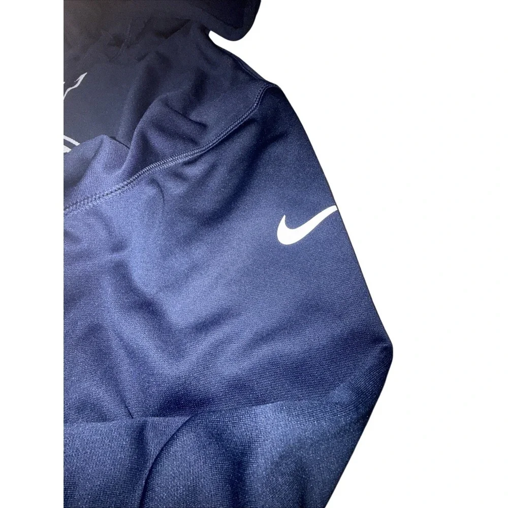 Nike Dri-Fit NFL On Field Apparel Dallas Cowboy Long Sleeve Hoodie Blue XL